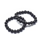Gemstone Bead Stretch Bracelets, Round