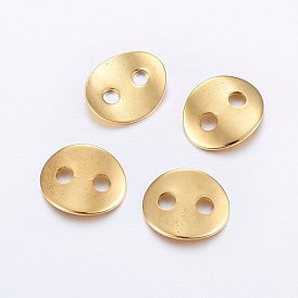 304 кнопки из нержавеющей стали 2, овальные