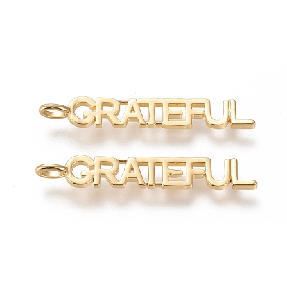 Латунные подвески, долговечный, слово благодарное