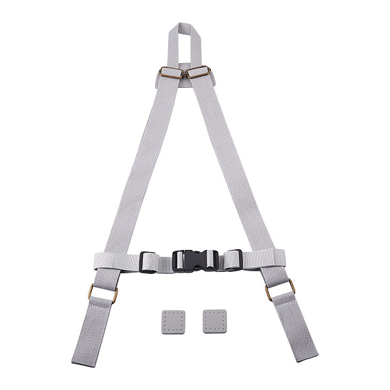 2шт 2 стиль нейлоновые лямки для рюкзака, с регулятором из цинкового сплава, прокладками из полиуретана и нескользящим нагрудным ремнем для рюкзака из полиэстера, с пластиковым регулятором, для замены ремней для мешков