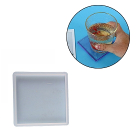 DIY Square Cup Mat Food Grade Silicone Molds, Coaster Molds, Resin Casting Molds