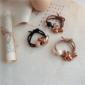 Irregular Pendant Headband Elastic Hair Accessories - Geometric Knot Hair Tie