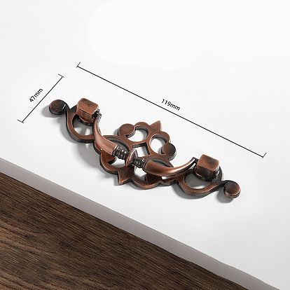 Alloy Drawer Bail Pulls, Retro Swing Dresser Handle, Cabinet Pulls Handles for Drawer, Doorknob Accessories