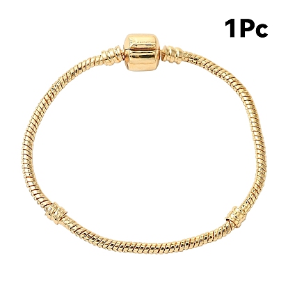 1браслеты из латуни в европейском стиле для изготовления ювелирных изделий, 180x3 мм