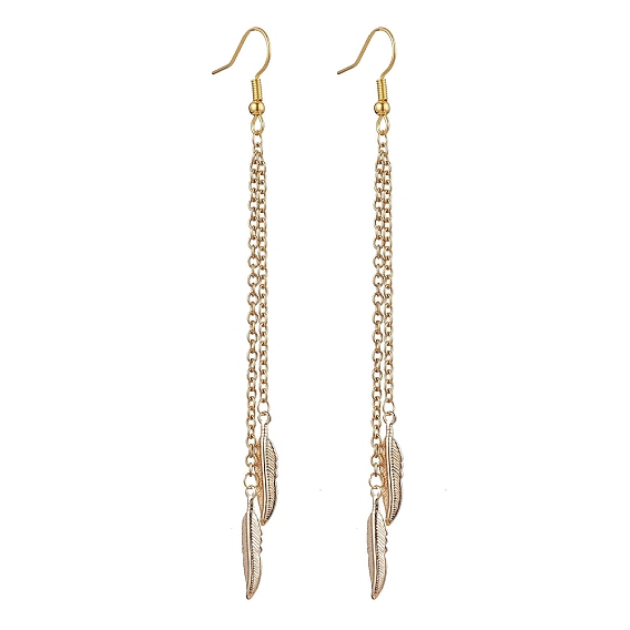 Латунная ушная нить, 316 хирургические крючки для сережек из нержавеющей стали для женщин, перо