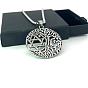 Ожерелья из нержавеющей стали с подвеской в виде звезды Давида и дерева жизни