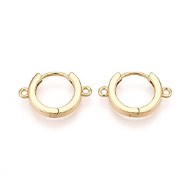 Латунная серьга-кольцо, без свинца, без никеля и без кадмия, кольцо