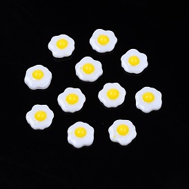 Opaque Resin Decoden Cabochons, Play Food, Imitation Food, Fried Egg