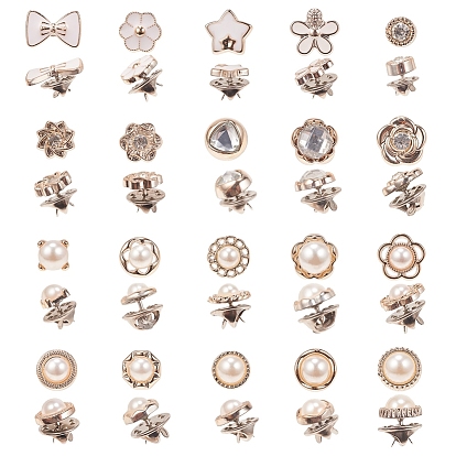 Plastic Safety Brooches, Enamel Pins, with Iron Pins