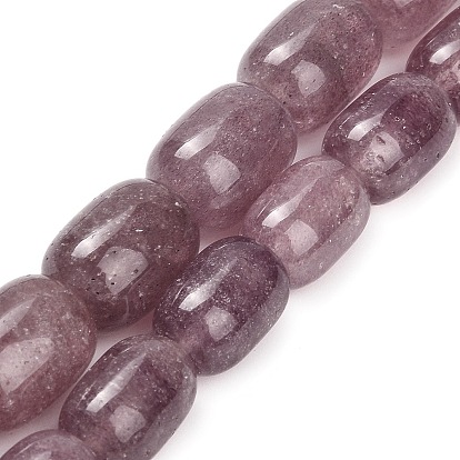 Природного кварца клубники нитей бисера, колонка