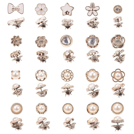 Plastic Safety Brooches, Enamel Pins, with Iron Pins