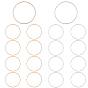 20Pcs 2 Style Brass Quick Link Connectors, Linking Rings