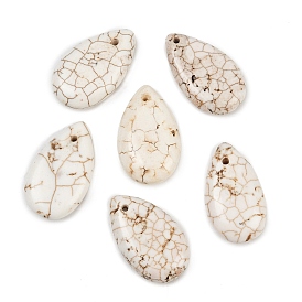 Природные подвески Говлит, слезинки