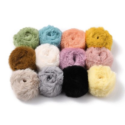 Girls Alloy Hair Ties, Ponytail Holder, Slap Hair Accessories, with Plush