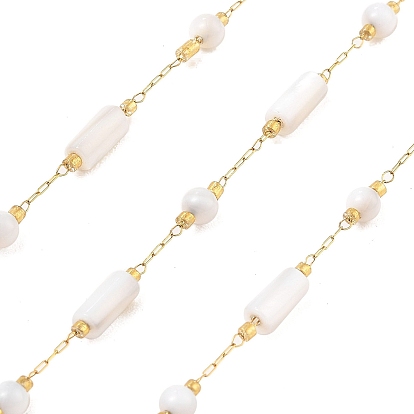 Ионное покрытие (ip) 304 цепи для канцелярских скрепок из нержавеющей стали, пайки, с стеклянные бусы, колонка