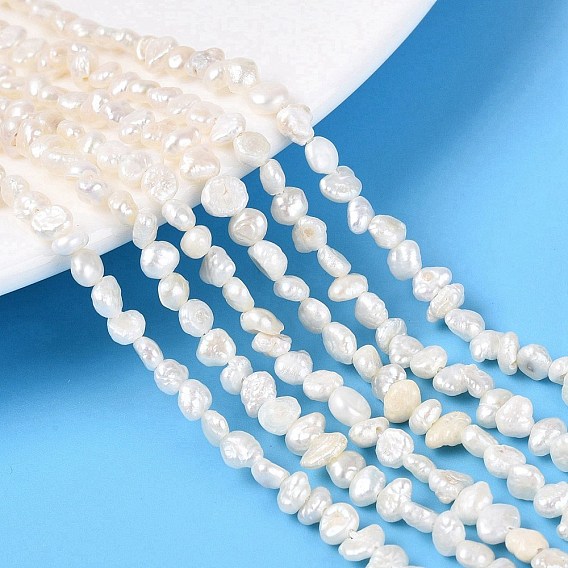 Натуральный жемчуг в стиле барокко кеши, культурный жемчуг пресноводных, двух сторон полированной