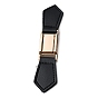 PU Leather Buckles, Tab Closures, Cloak Clasp Fasteners, with Alloy Findings