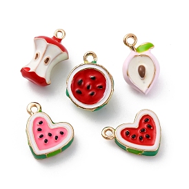 Сплав эмали прелести, шарм персик/яблоко/арбуз, золотые