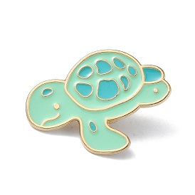 Enamel Pin, Alloy Brooch for Backpack Clothes, Cadmium Free & Lead Free, Turtle