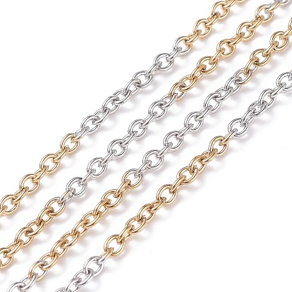 Двухцветные 304 канатные цепи из нержавеющей стали, с катушкой, несварные