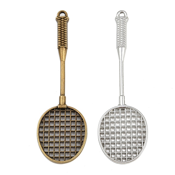 Тибетский сплав стиля большие кулоны, ракетки для бадминтона