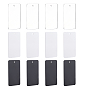 12Pcs 3 Colors Custom Rectangle Hanging Acrylic Sign Holders