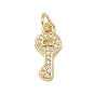 Латунные микро проложить кубического циркония подвески, без кадмия и без свинца, ключ, с целью перехода в кольце