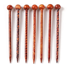 Деревянные палочки для волос в этническом стиле, для женщин девушек