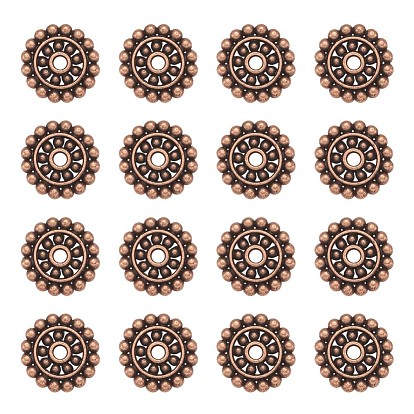 Tibetan Style Alloy Spacer Beads, Daisy