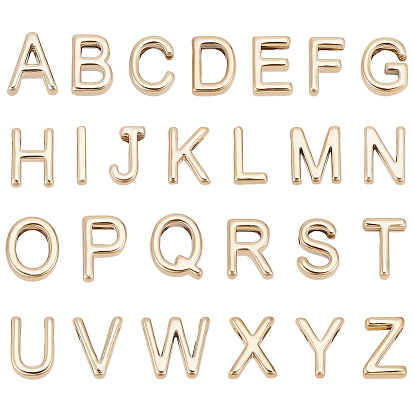 2 наборы сплавных подвесок, золотые, буквенное очарование