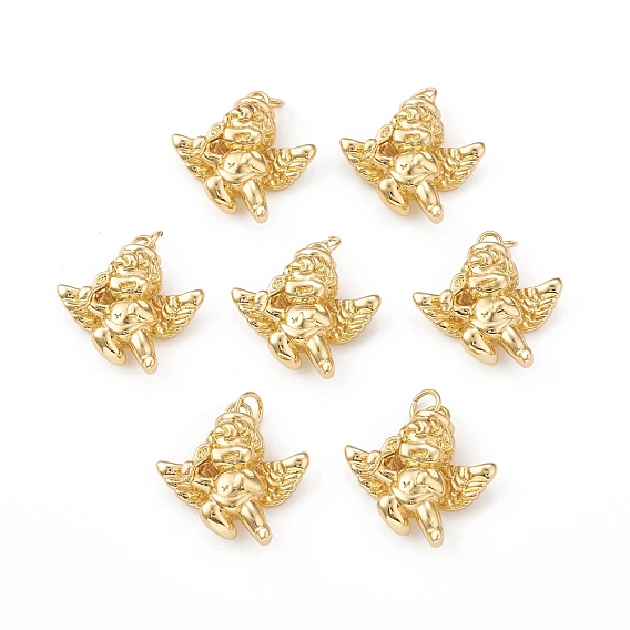 Кулоны из экологически чистой латуни, с целью перехода в кольце, без свинца и без кадмия, очарование купидона