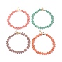 Glass Seed Beads Braided Anklets Set for Women