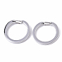 304 Stainless Steel Keychain Clasp Findings, Ring
