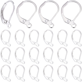 200 шт. латунные серьги с рычагом, с горизонтальной петлей