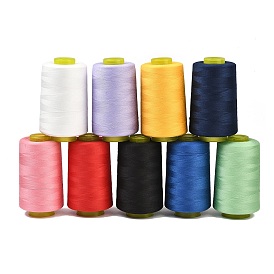 Fils à broder en polyester pour machines, fil à coudre