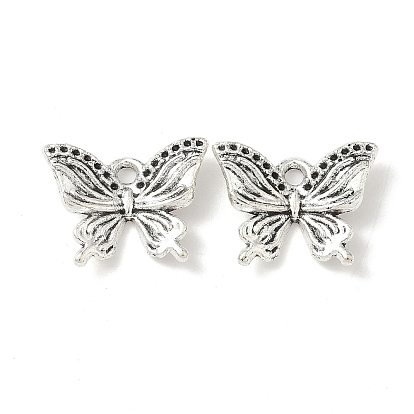 Сплавочные подвески тибетского стиля, бабочка, без кадмия и без свинца