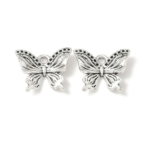 Сплавочные подвески тибетского стиля, бабочка, без кадмия и без свинца
