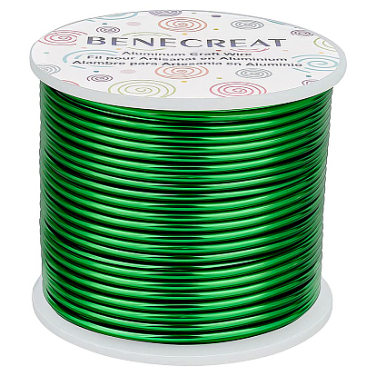 Benecreat alambre de aluminio anodizado joyería artesanal que hace alambre artesanal de aluminio