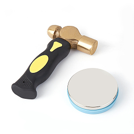 Jewelry Tool, with Brass Hammers and Manganese Steel Bench Block