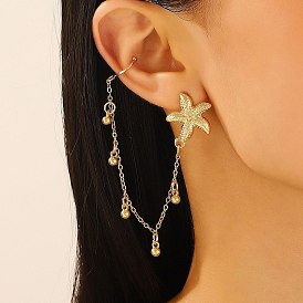 Alloy Cuff Earrings for Women, Starfish