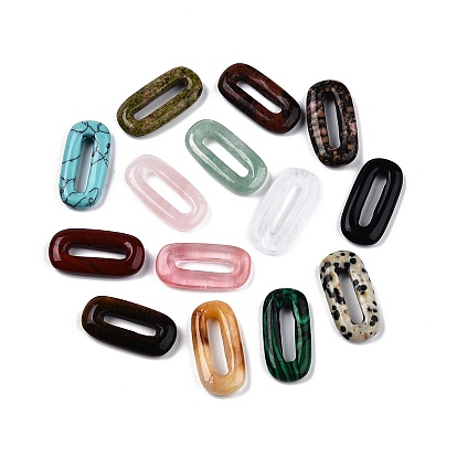 Смешанные подвески камень, овальные амулеты, смешанные окрашенные и неокрашенные