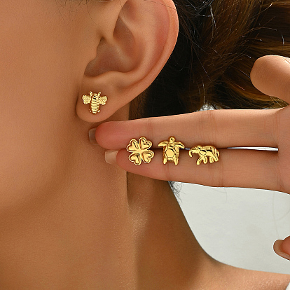 Латунь серьги, реальный 18 k позолоченный