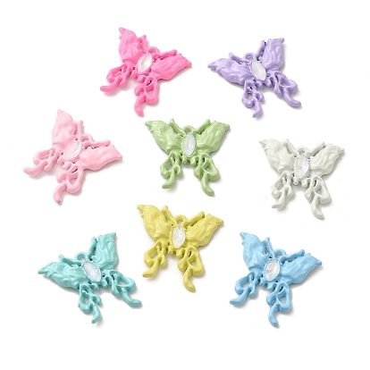 Кулон из сплава, окрашенный распылением, бабочка