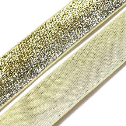Sparkle Nylon Ribbon, with Glitter, Flat