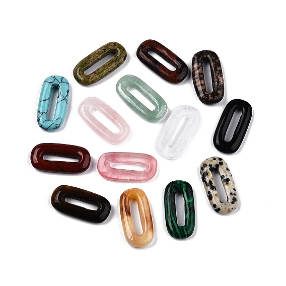 Смешанные подвески камень, овальные амулеты, смешанные окрашенные и неокрашенные