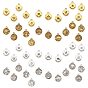 Alloy Pendants, Flat Round with 12 Constellations Pattern, Cadmium Free & Lead Free