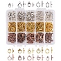 Tibetan Style Alloy Toggle Clasps, Mixed Shapes