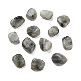 Natural Labradorite Beads, No Hole, Nuggets, Tumbled Stone, Vase Filler Gems