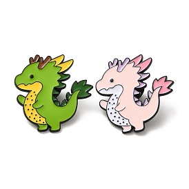 Cartoon Dragon Alloy Enamel Pin Brooch, for Backpack Clothes