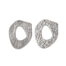 304 подвески из нержавеющей стали, , шарм неправильной овальной формы